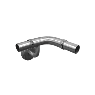 AX03 - MODULAR GRABRAIL SYSTEM - 90° Elbow Horizontal Support RH 1 modular grab bars