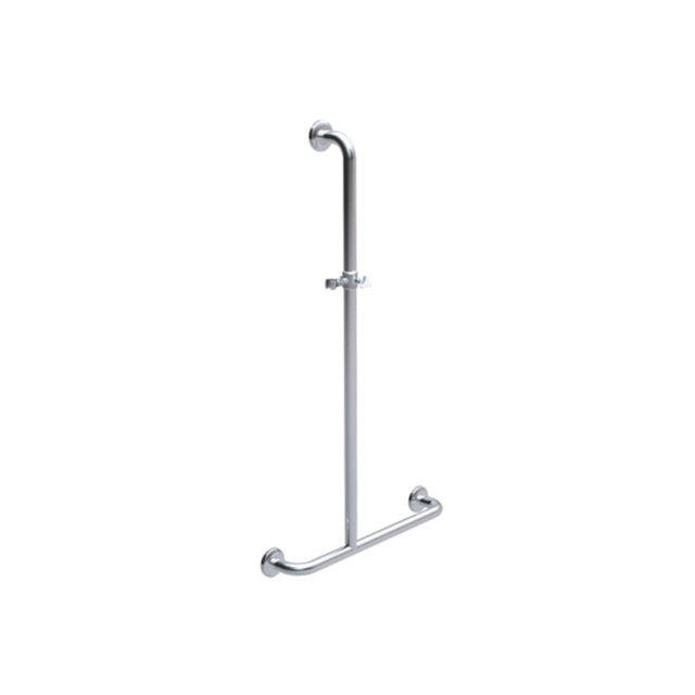 inverted T shower rail.