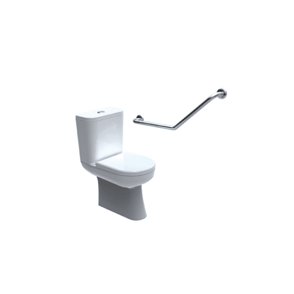 40 degree ambulant toilet grab rail