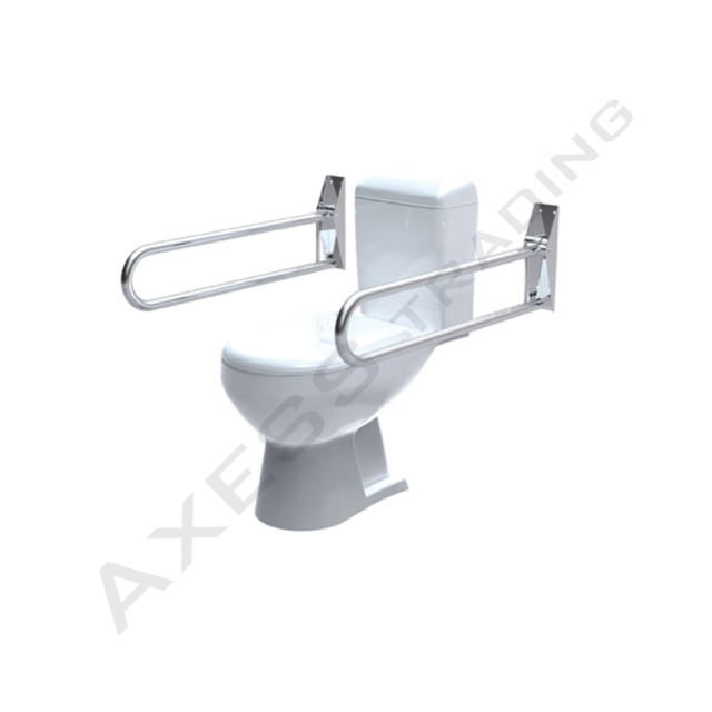 T40 - DROP-DOWN TOILET RAIL 1 drop down toilet grab rail