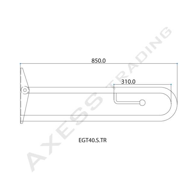 drop down grab rail with toilet roll holder