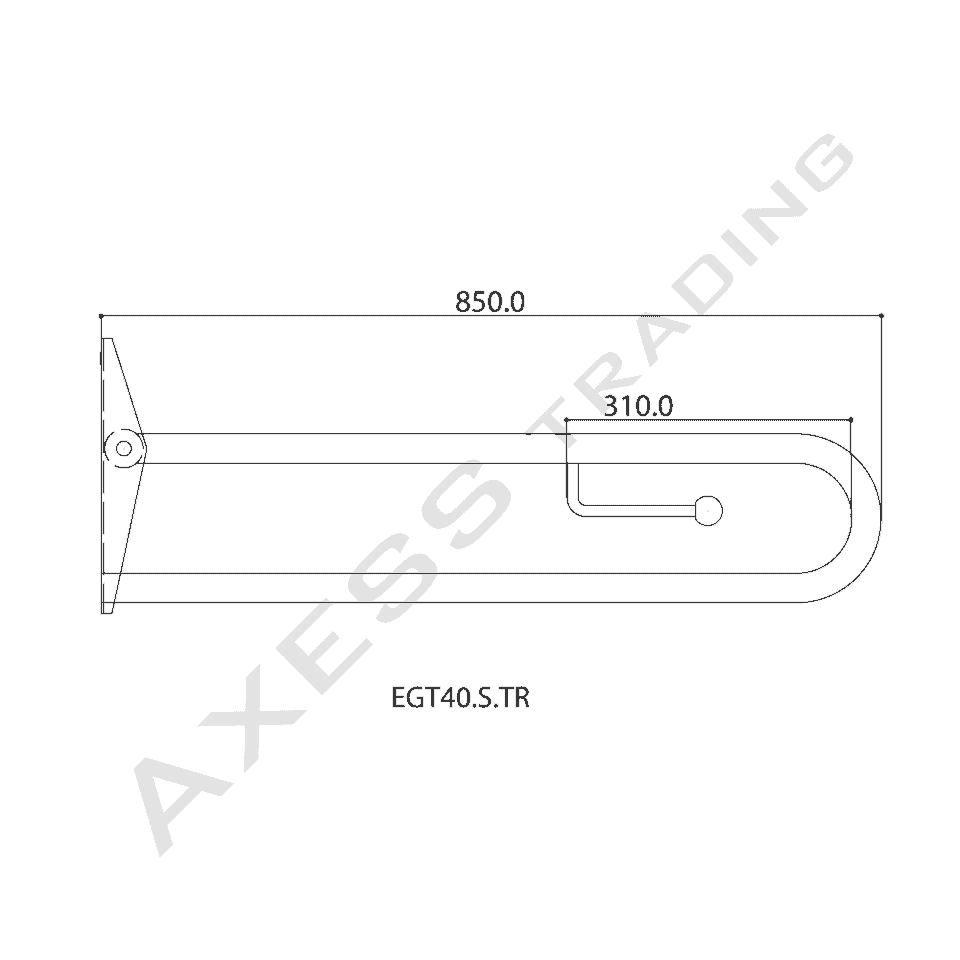 drop down grab rail with toilet roll holder