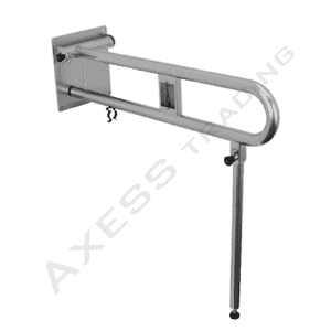 T46 BARIATRIC TOILET DROP DOWN HAND RAIL