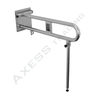 T46 BARIATRIC TOILET DROP DOWN HAND RAIL