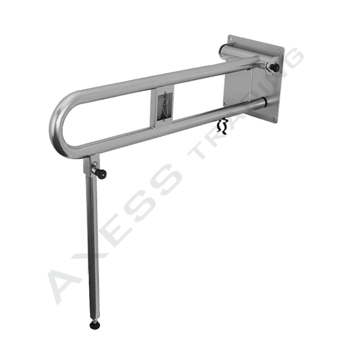 T46 BARIATRIC TOILET DROP DOWN HAND RAIL