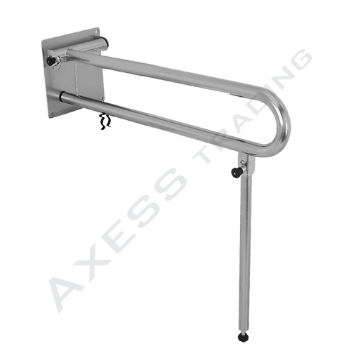 T46 BARIATRIC TOILET DROP DOWN HAND RAIL