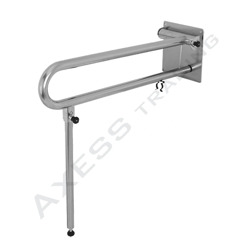 T46 BARIATRIC TOILET DROP DOWN HAND RAIL