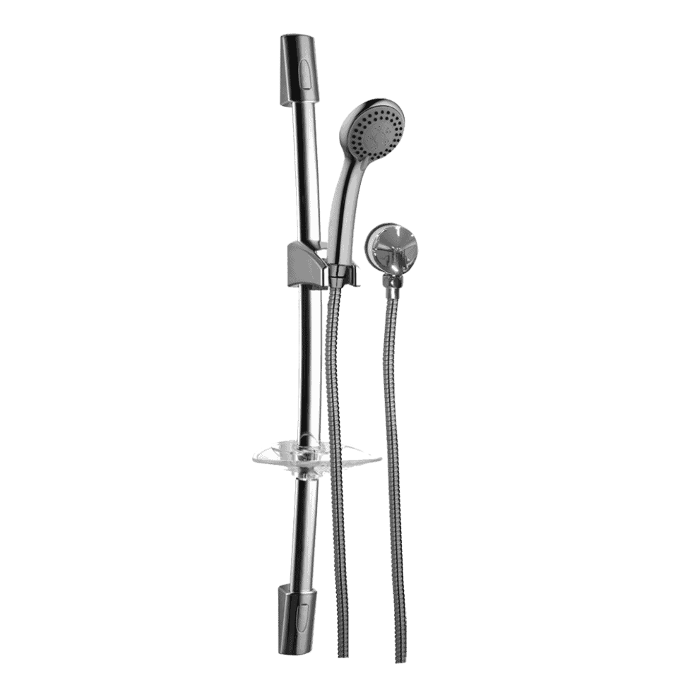 hand shower on glide rail