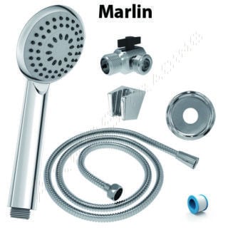 SYSHHCPCL - HAND SHOWER SETS with Lever Type Diverter & Wall Bracket. 5 shower sets