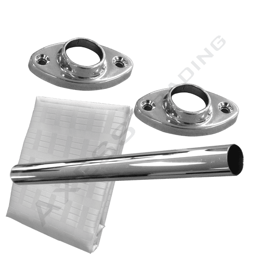 curtain with curtain rod set