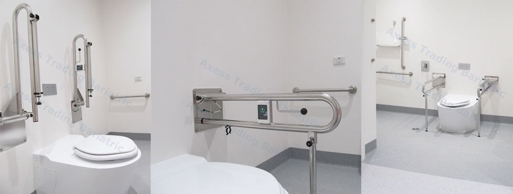 bariatric toilet grab rail